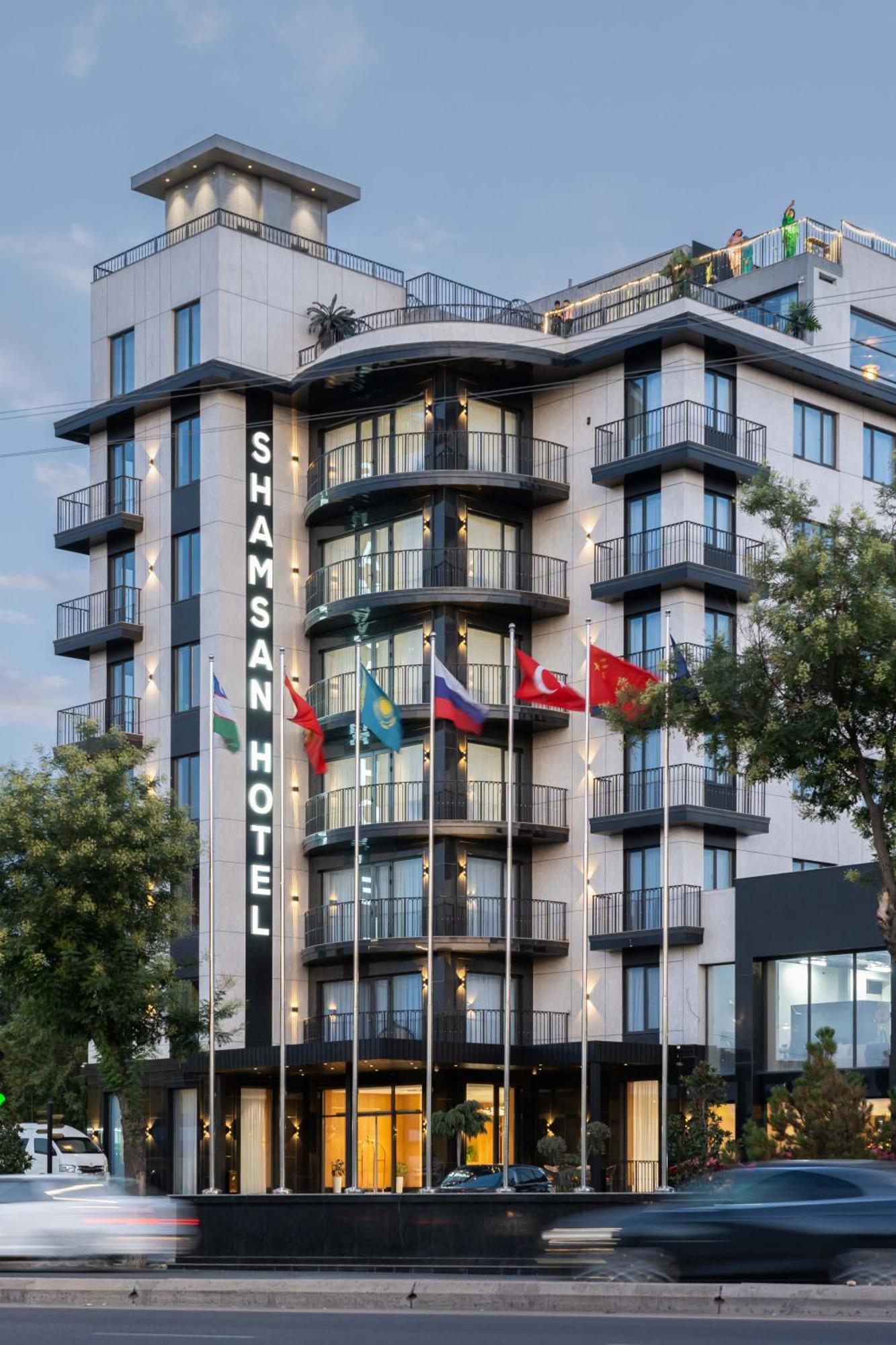 Shamsan Airport Hotel Tasjkent Exteriör bild